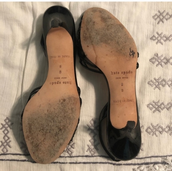Kate Spade Black Strappy Heels - Picture 4 of 4